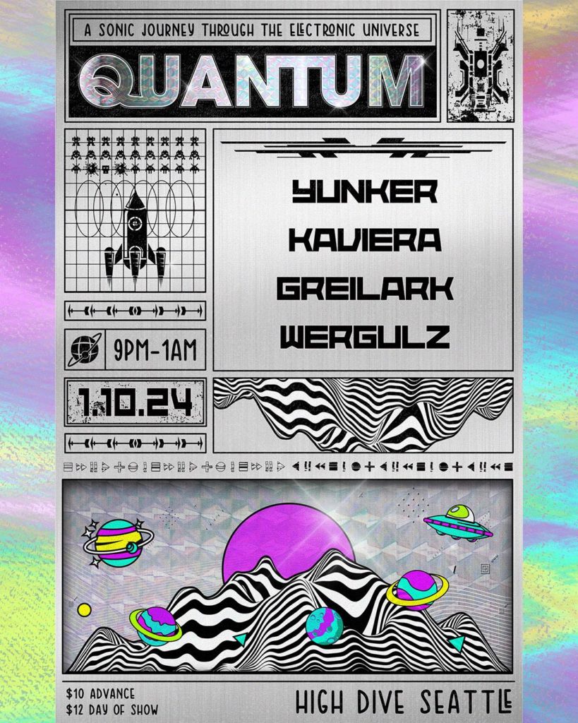Announcing the next night of Quantum! A sonic journey through the electronic universe 